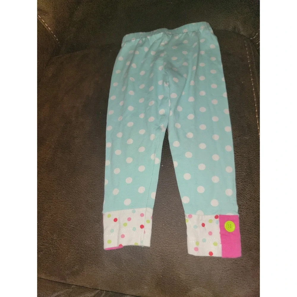 Ric rac and‎ ruffles Christmas holiday stocking top and leggings size 24 months